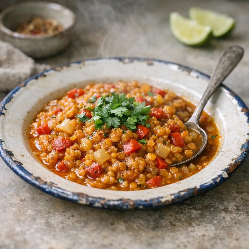Gluten-Free Spiced Lentil Stew recipe