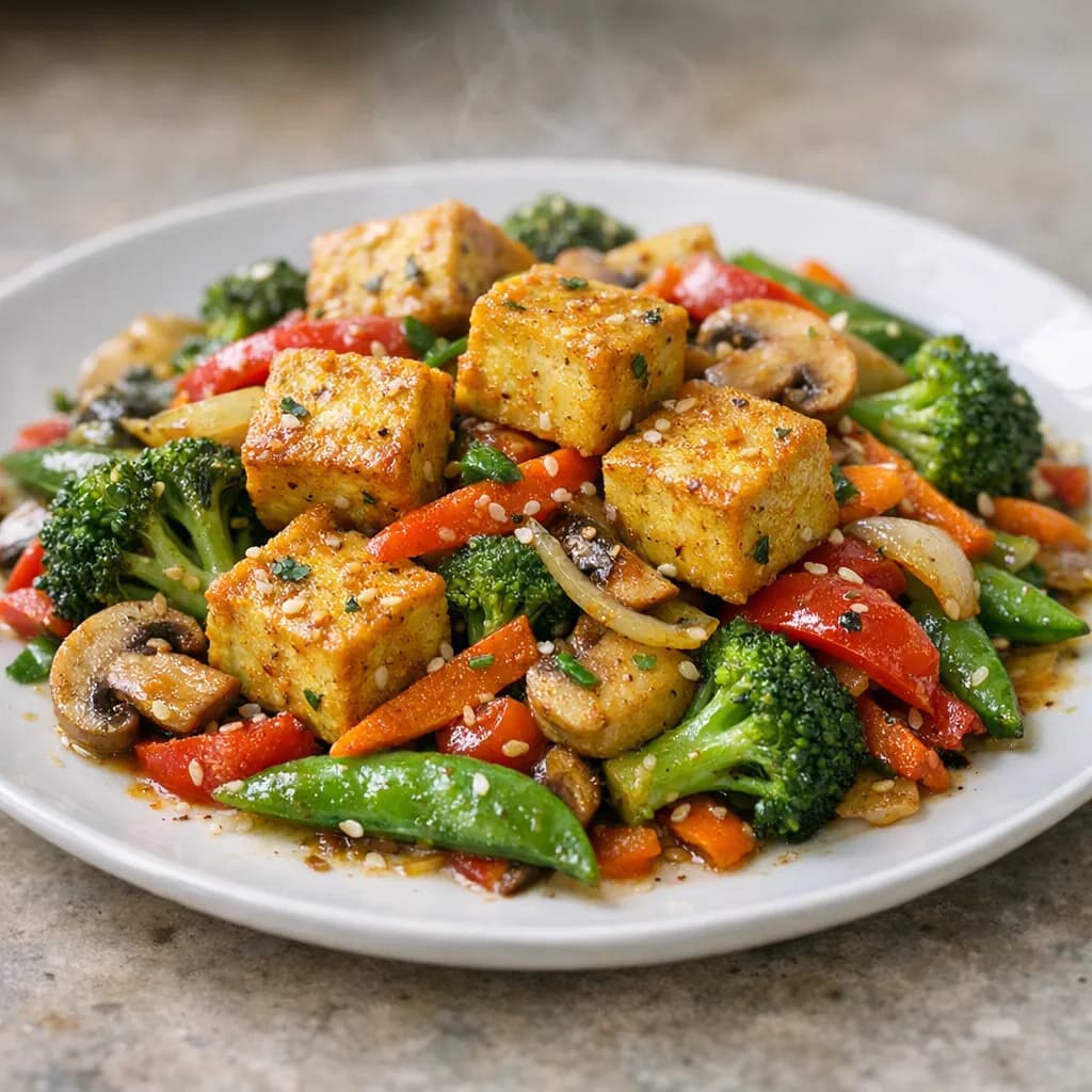 Gluten-Free Tofu Vegetable Stir-Fry recipe