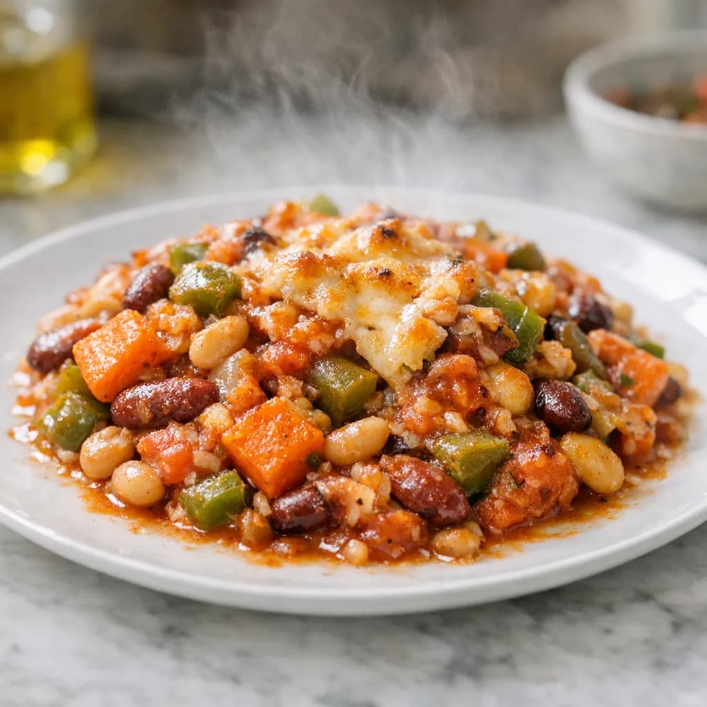 Gluten-Free Vegetable and Bean Bake recipe
