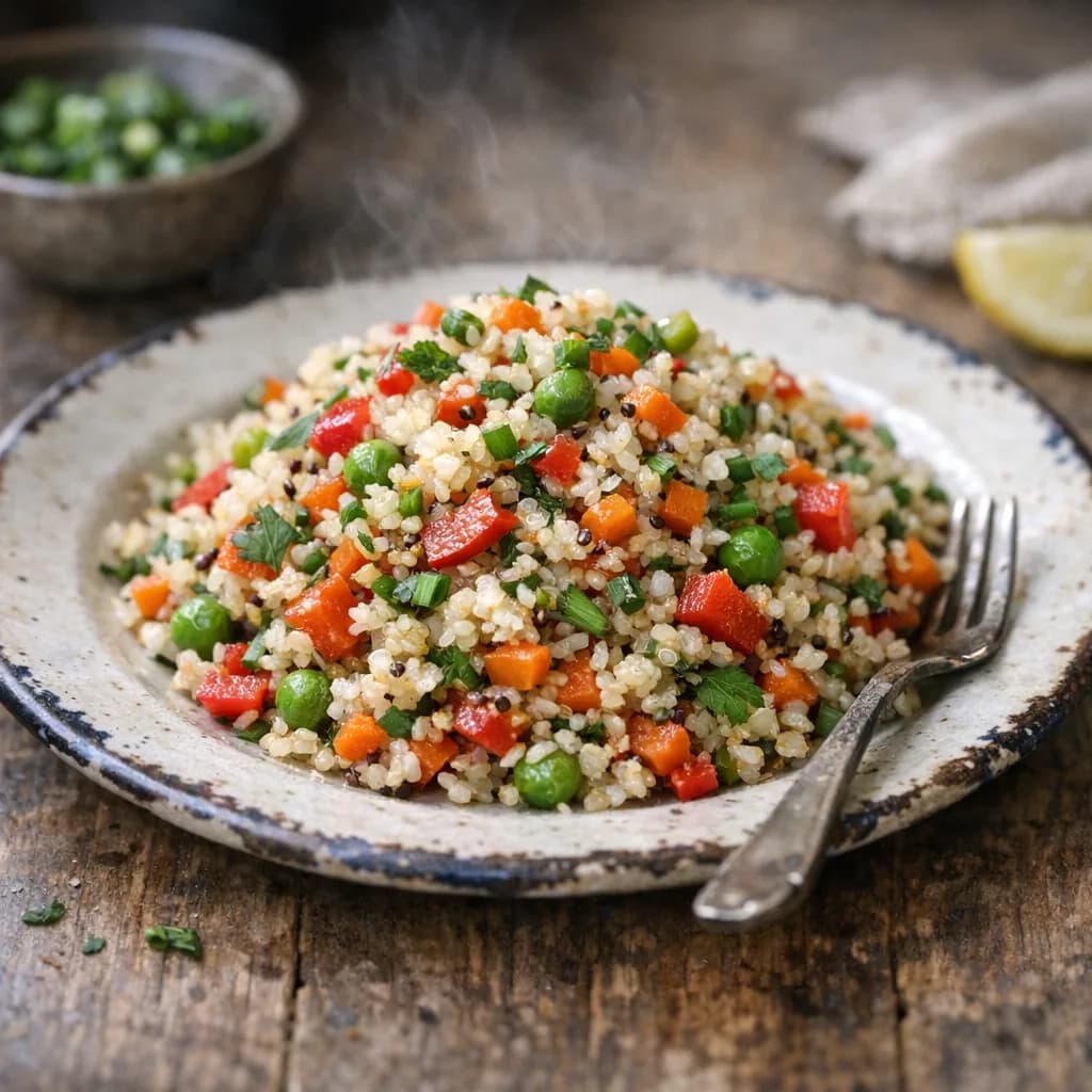 Gluten-Free Vegetable Confetti Rice recipe