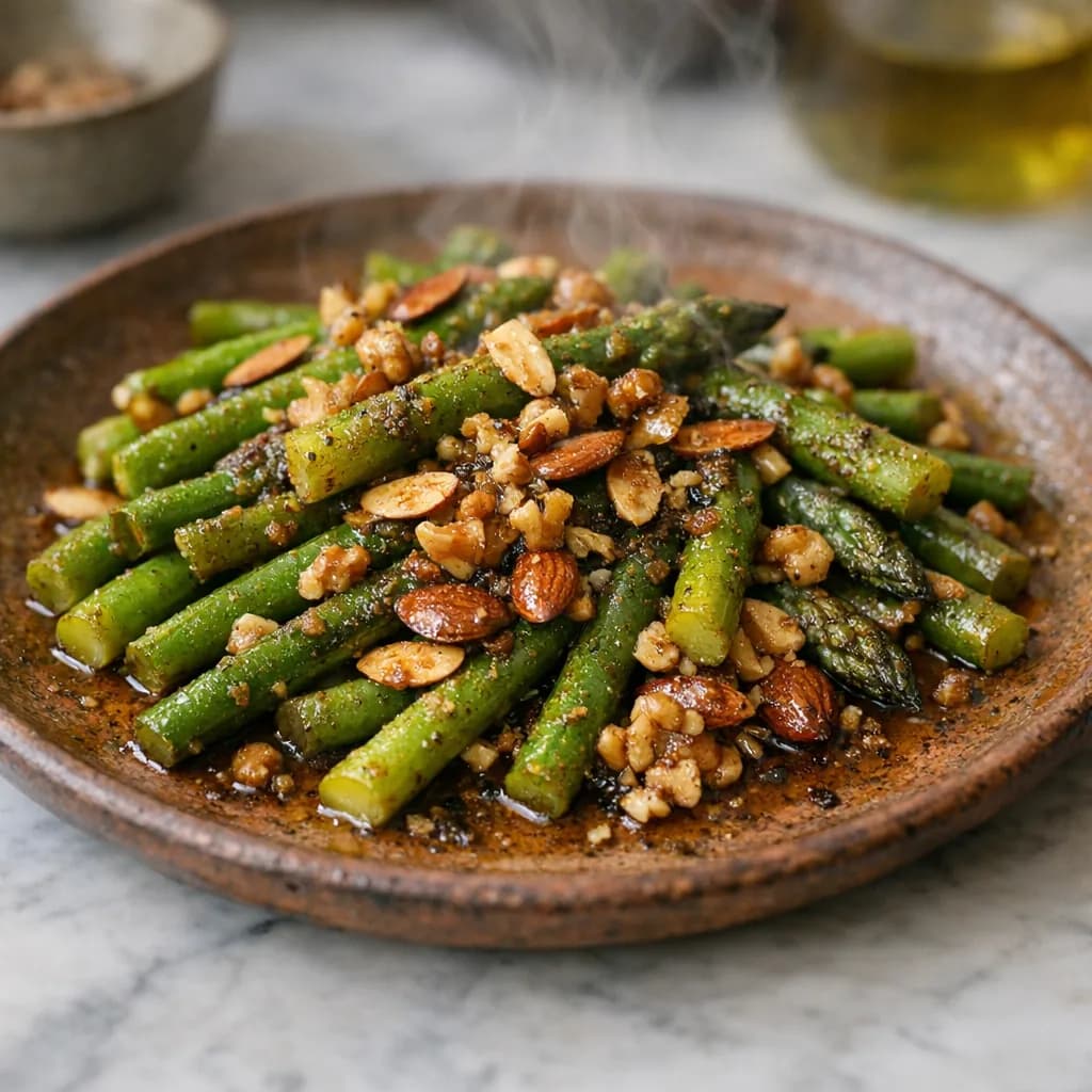 Green Beans with Almonds and Spiced Butter recipe