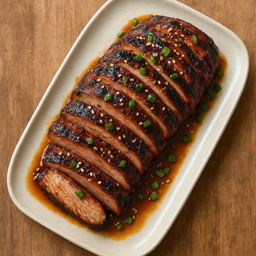 Grilled Asian-Style Marinated Roast recipe