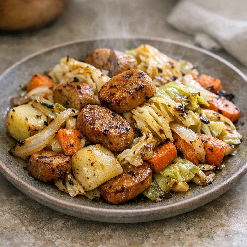 Grilled Vegetable and Sausage Feast recipe