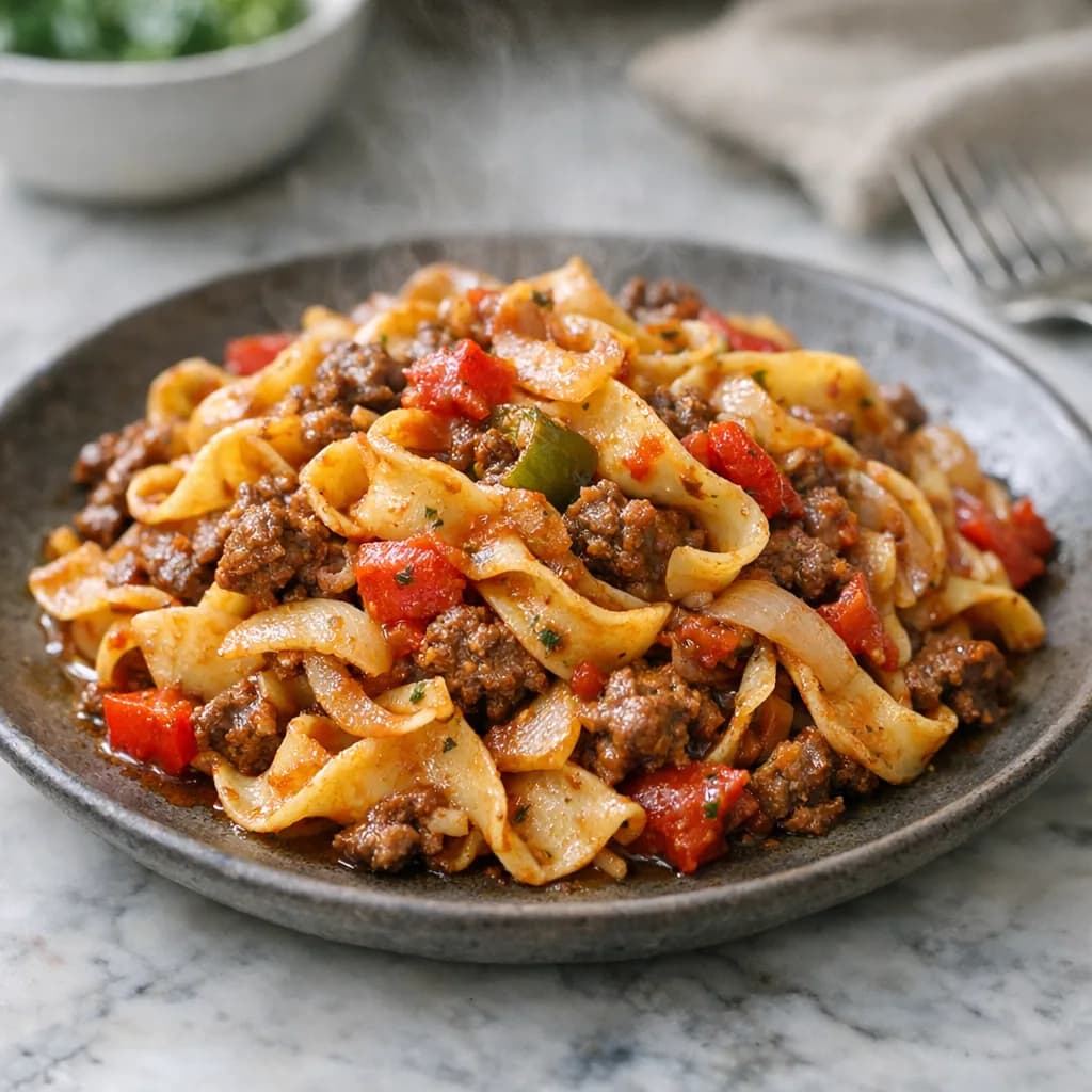 Baked Ricotta and Noodles Fusion recipe
