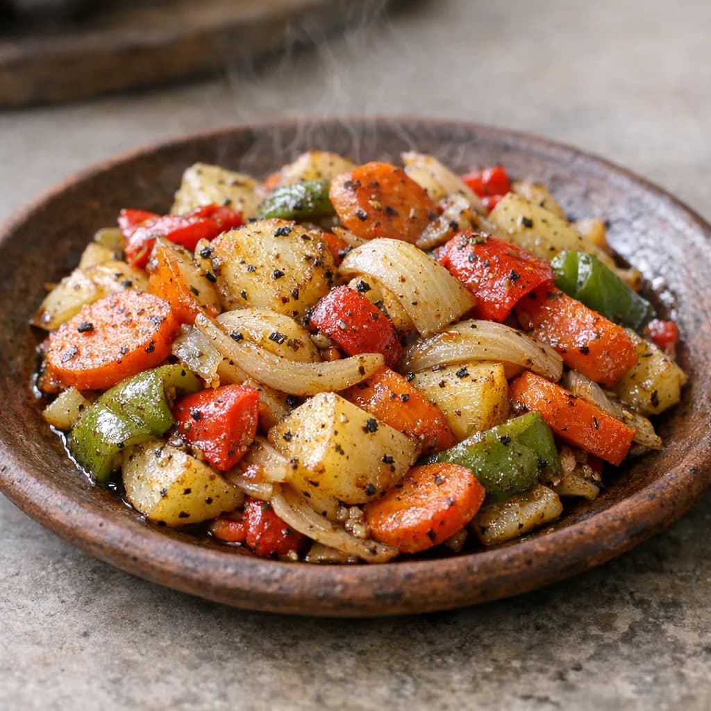 Baked Carrot and Veggie Pack recipe
