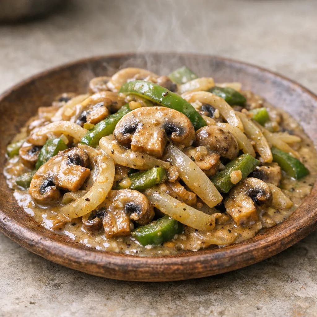 Creamy Vegetable Stir-Fry with Basmati Rice recipe