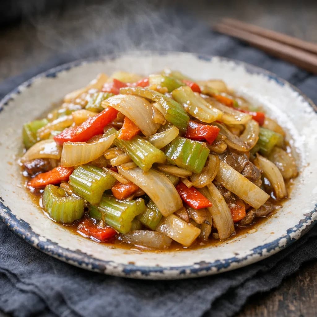 Halal Beef Stir-Fry with Vegetables recipe