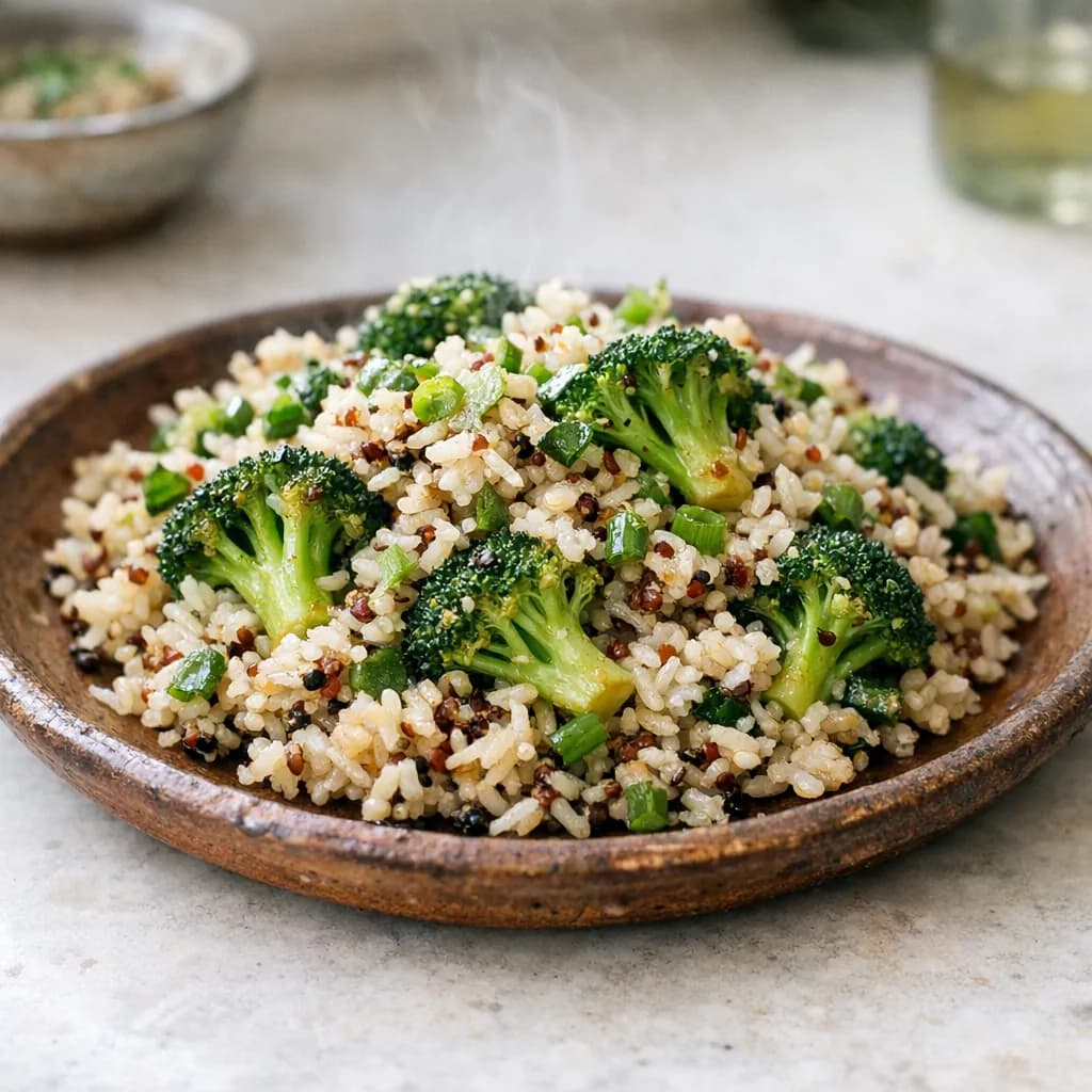 Halal Chicken and Broccoli Rice Dinner recipe