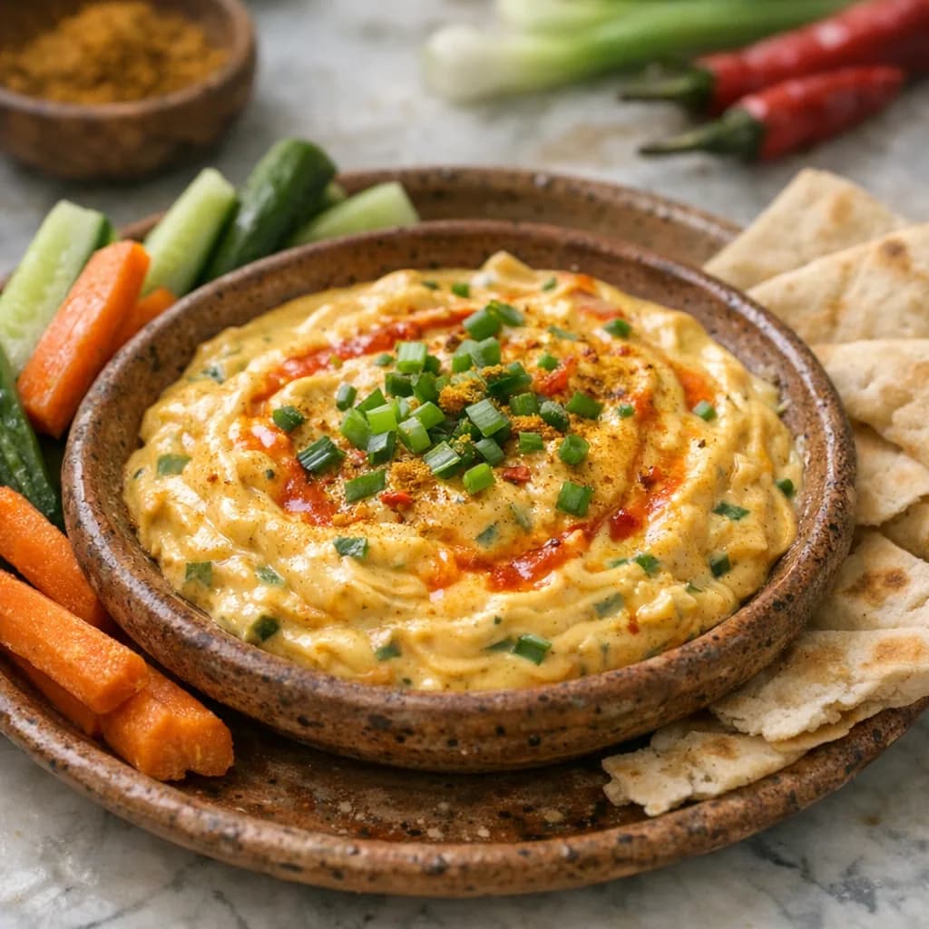 Halal Curry-Chive Dip recipe