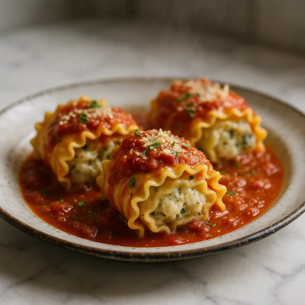 Halal Lasagna Roll-Up Dinner Kit recipe