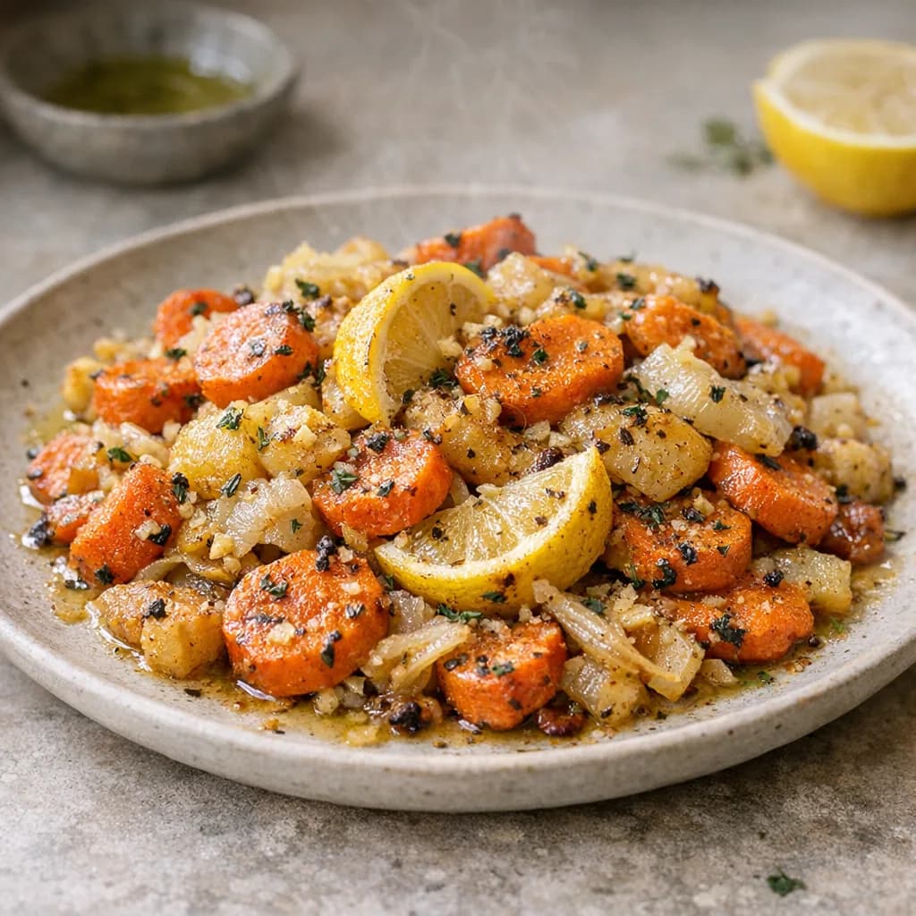 Halal Lemon Herb Chicken Bake recipe