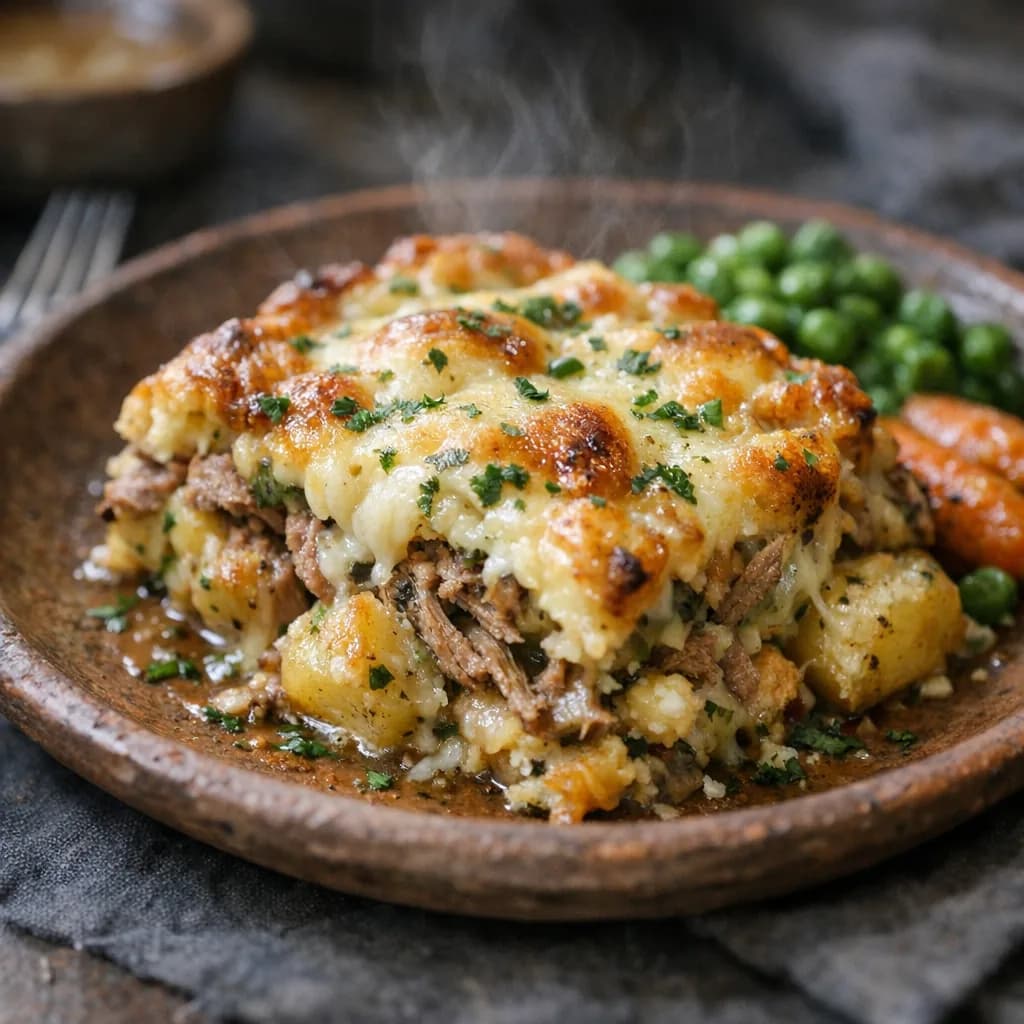 Baked Mozzarella and Parsley Casserole recipe