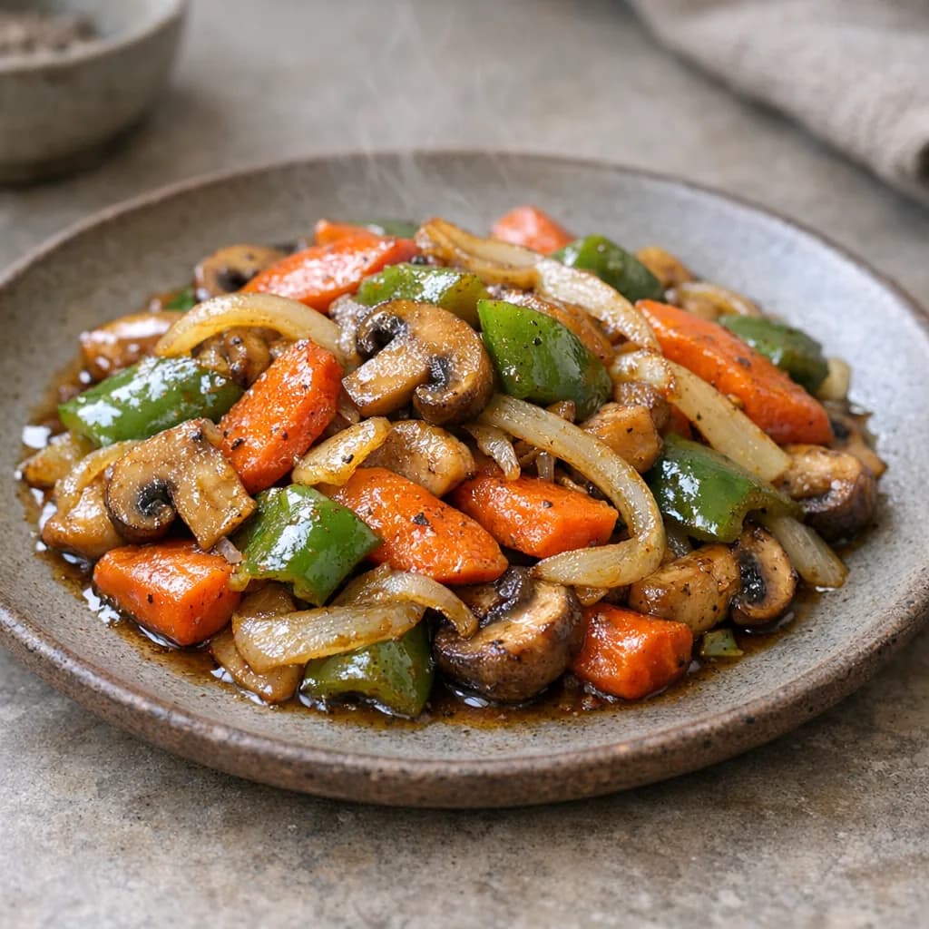 Halal Roast Veal with Vegetables recipe