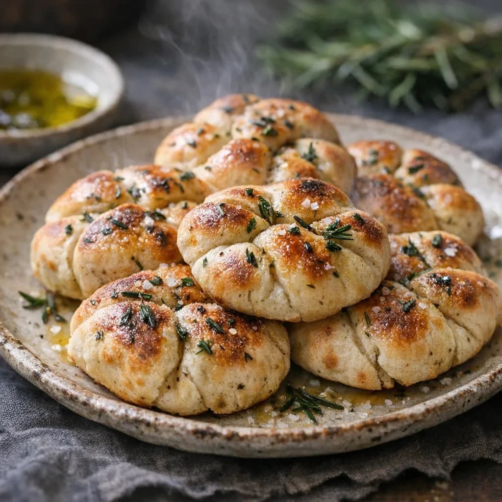 Halal Rosemary Dinner Rolls recipe