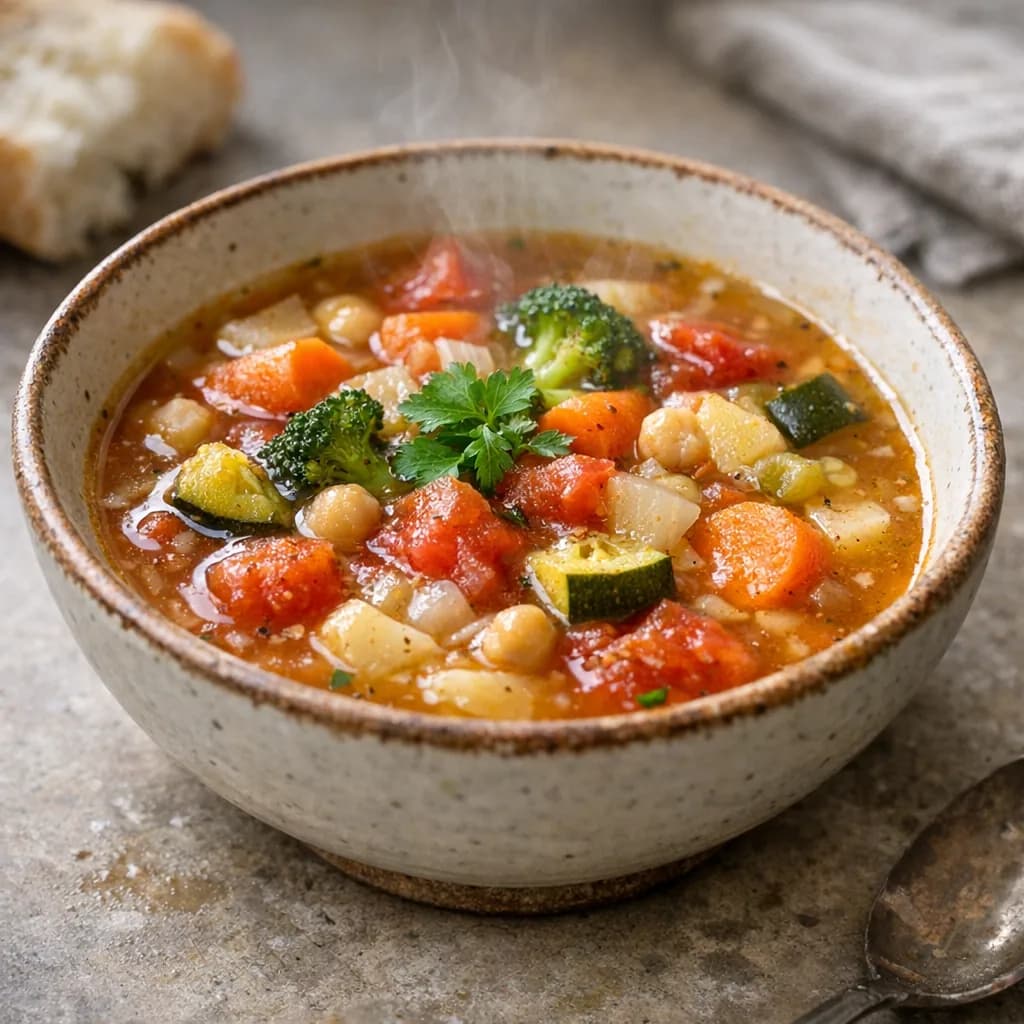 Halal Six Vegetable Soup recipe
