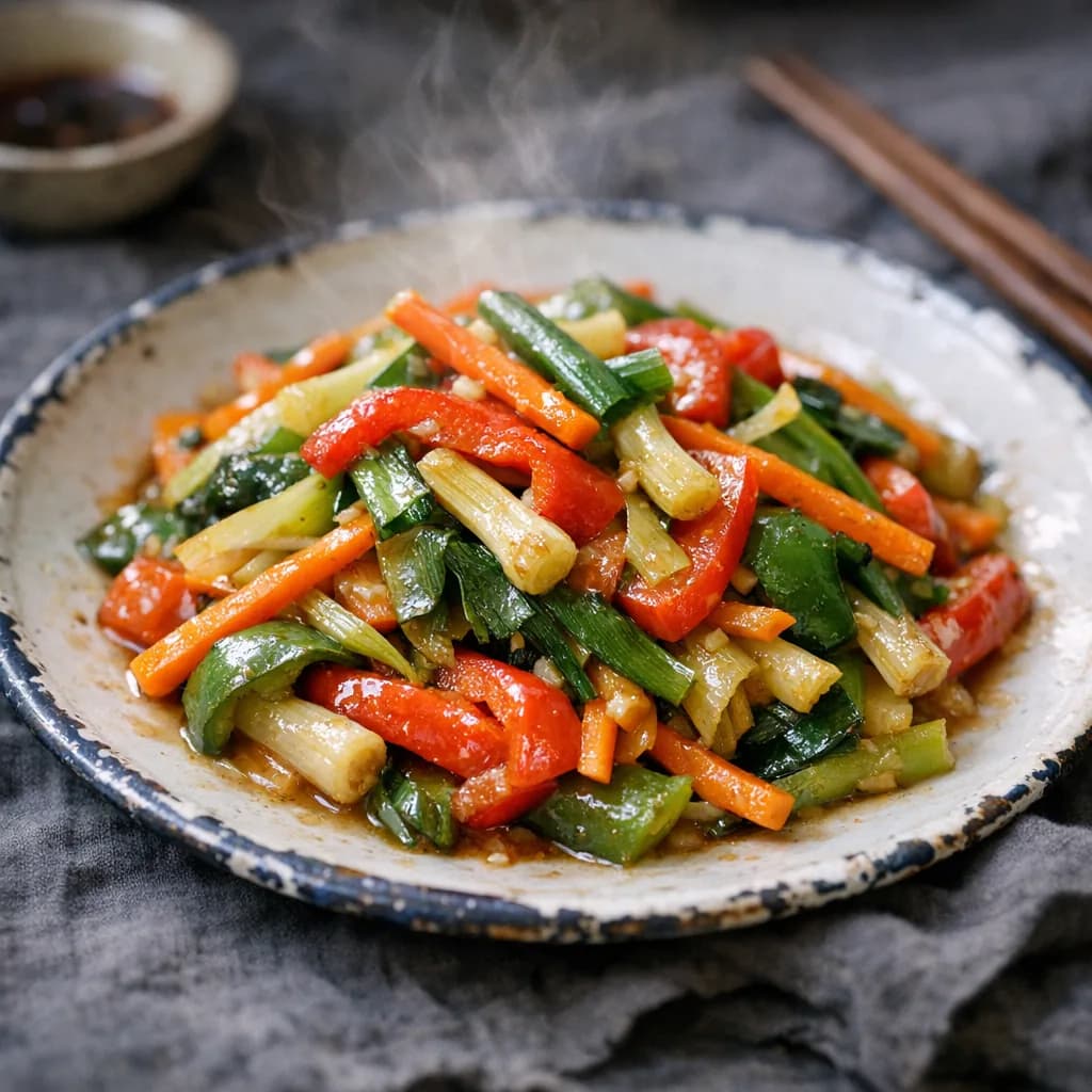 Vegetable Stir-Fry with Rice recipe