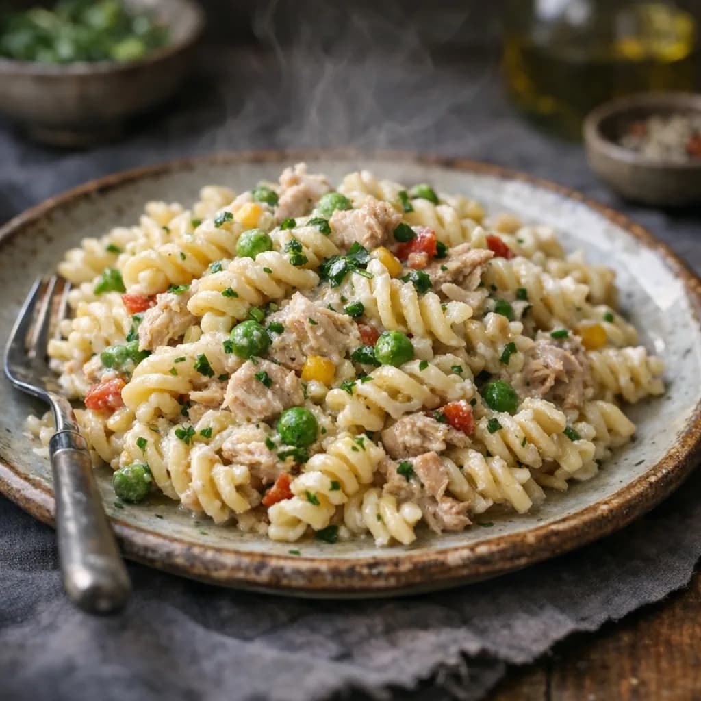 Halal Tuna Macaroni Dinner recipe