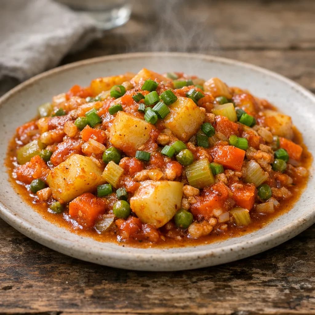 Halal Turkey and Vegetable Casserole recipe