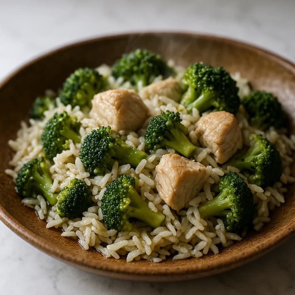Vegetable Rice with Sesame Broth recipe