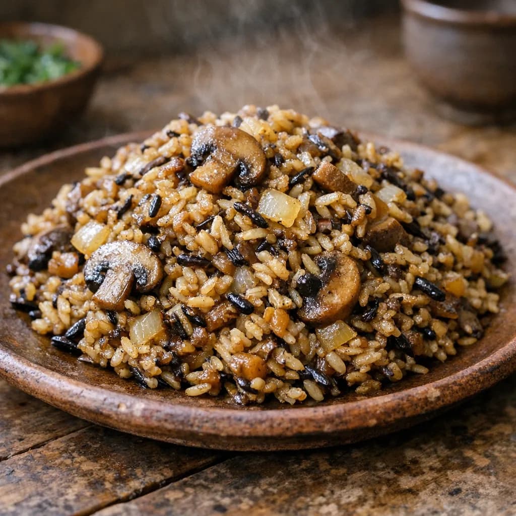 Halal Turkey and Wild Rice Bake recipe