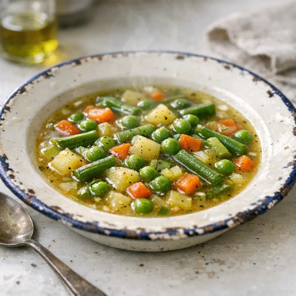 Halal Vegetable Medley Soup recipe