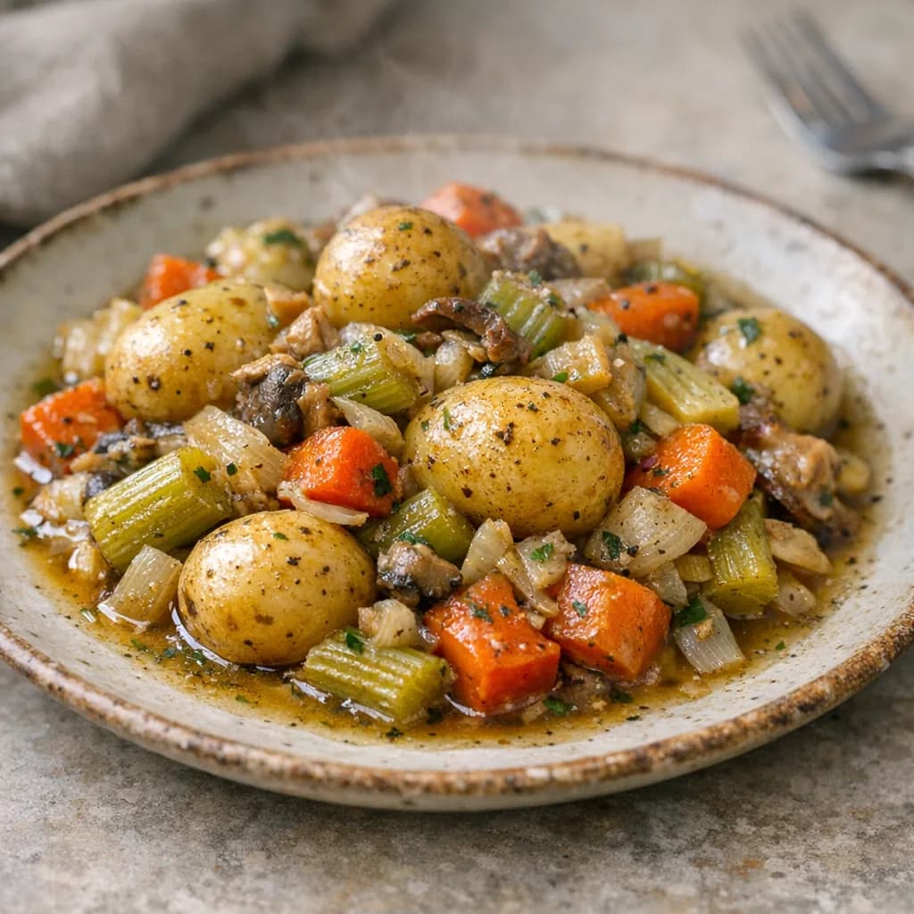 Halal Vegetable Pot Roast recipe