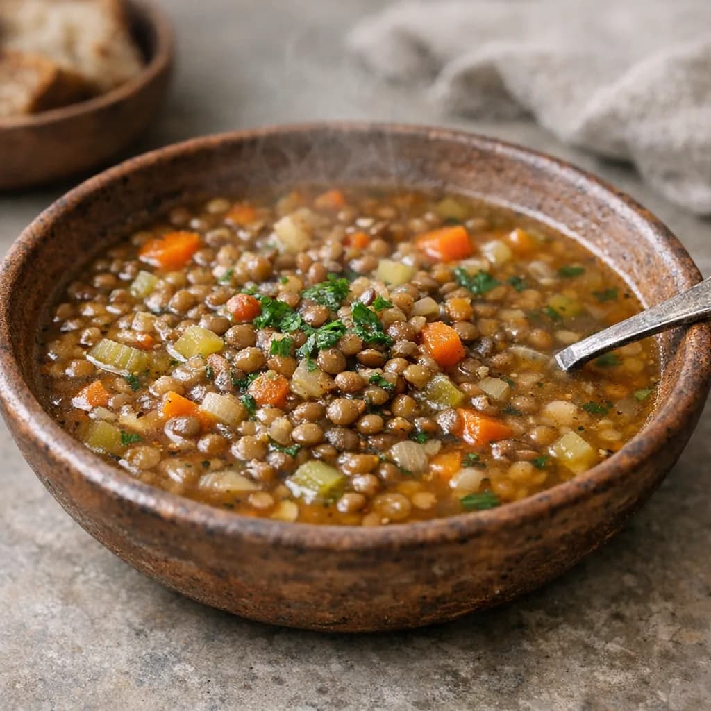 Hearty Diabetic-Friendly Lentil Soup recipe