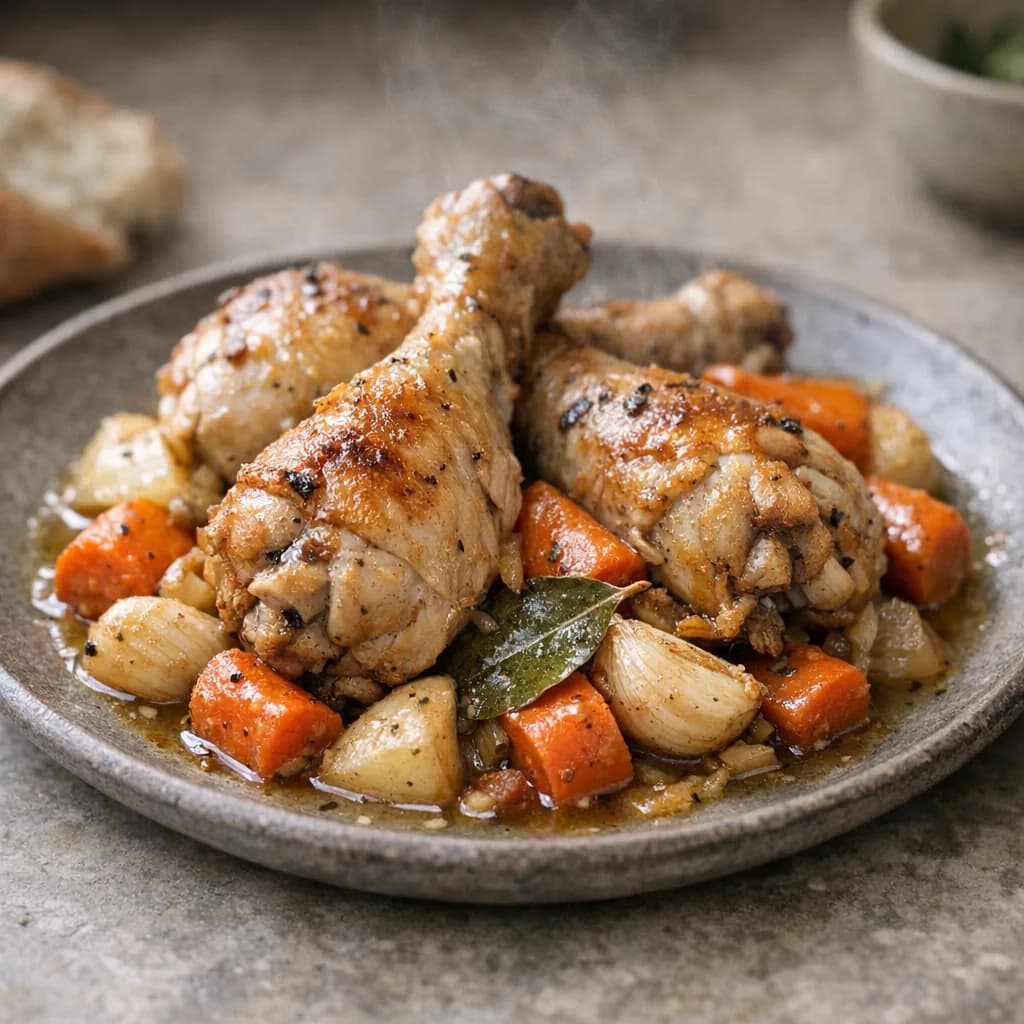 Hearty Dinner with Chicken and Vegetables recipe