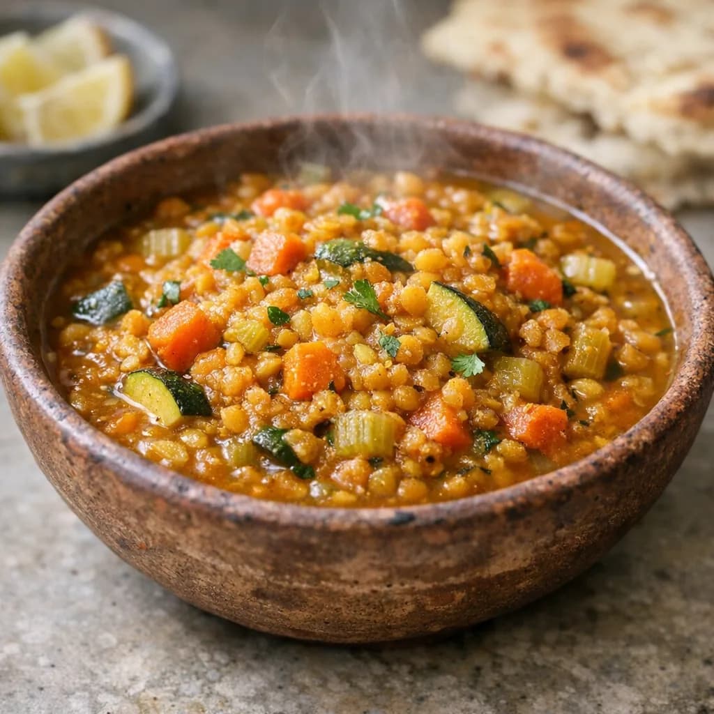 Hearty High-Protein Lentil Stew recipe