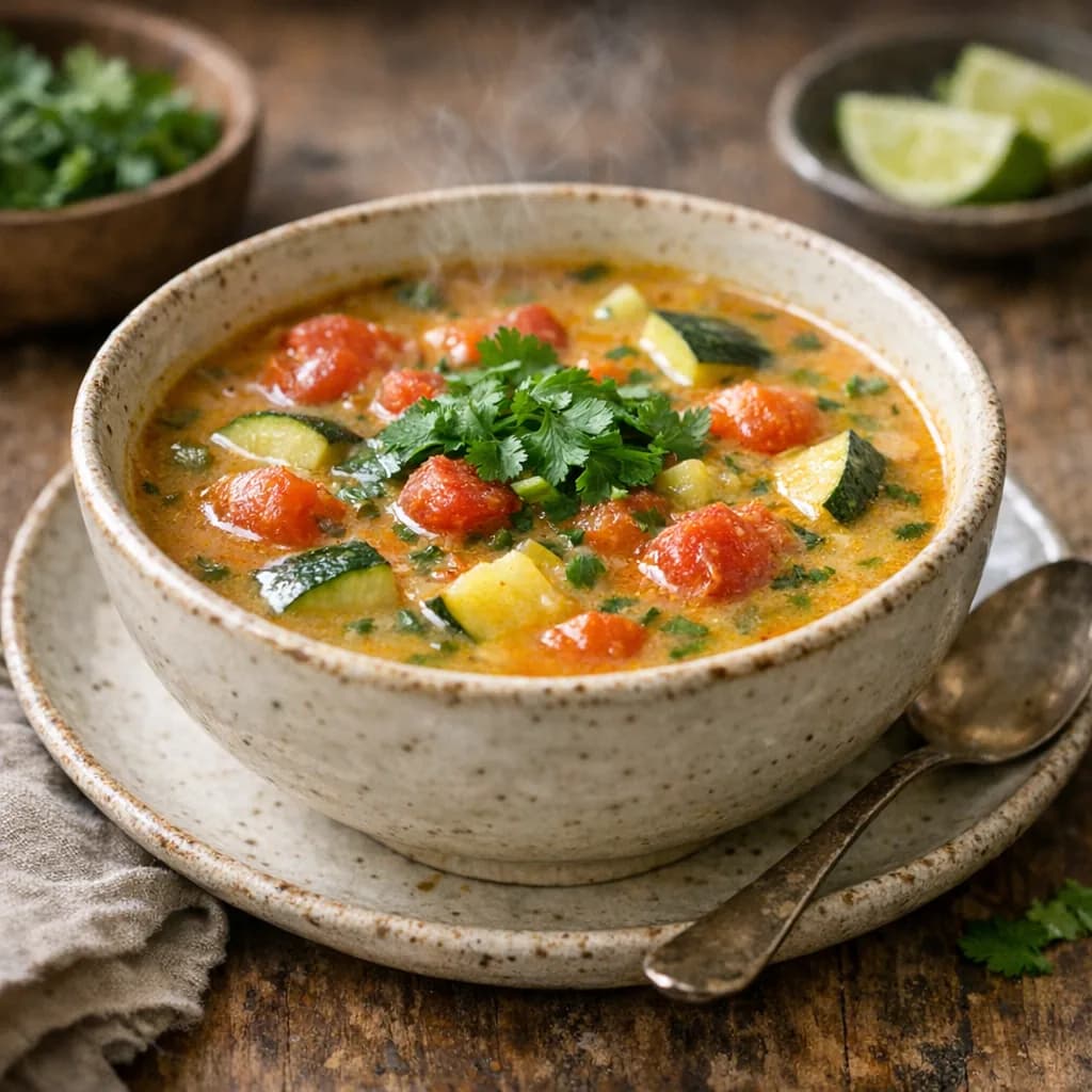Hearty Jain Vegetable Soup recipe