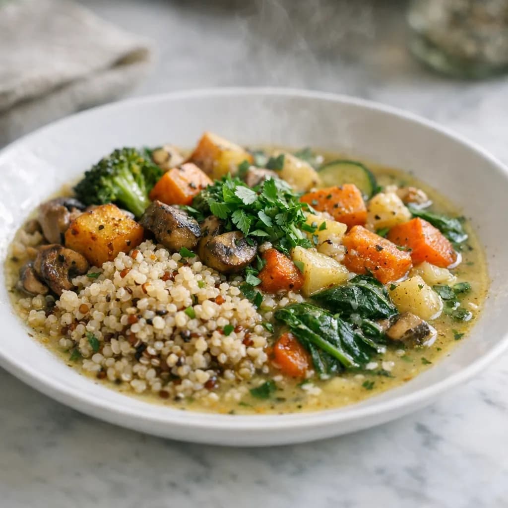 Hearty Vegetarian Supper Bowl recipe
