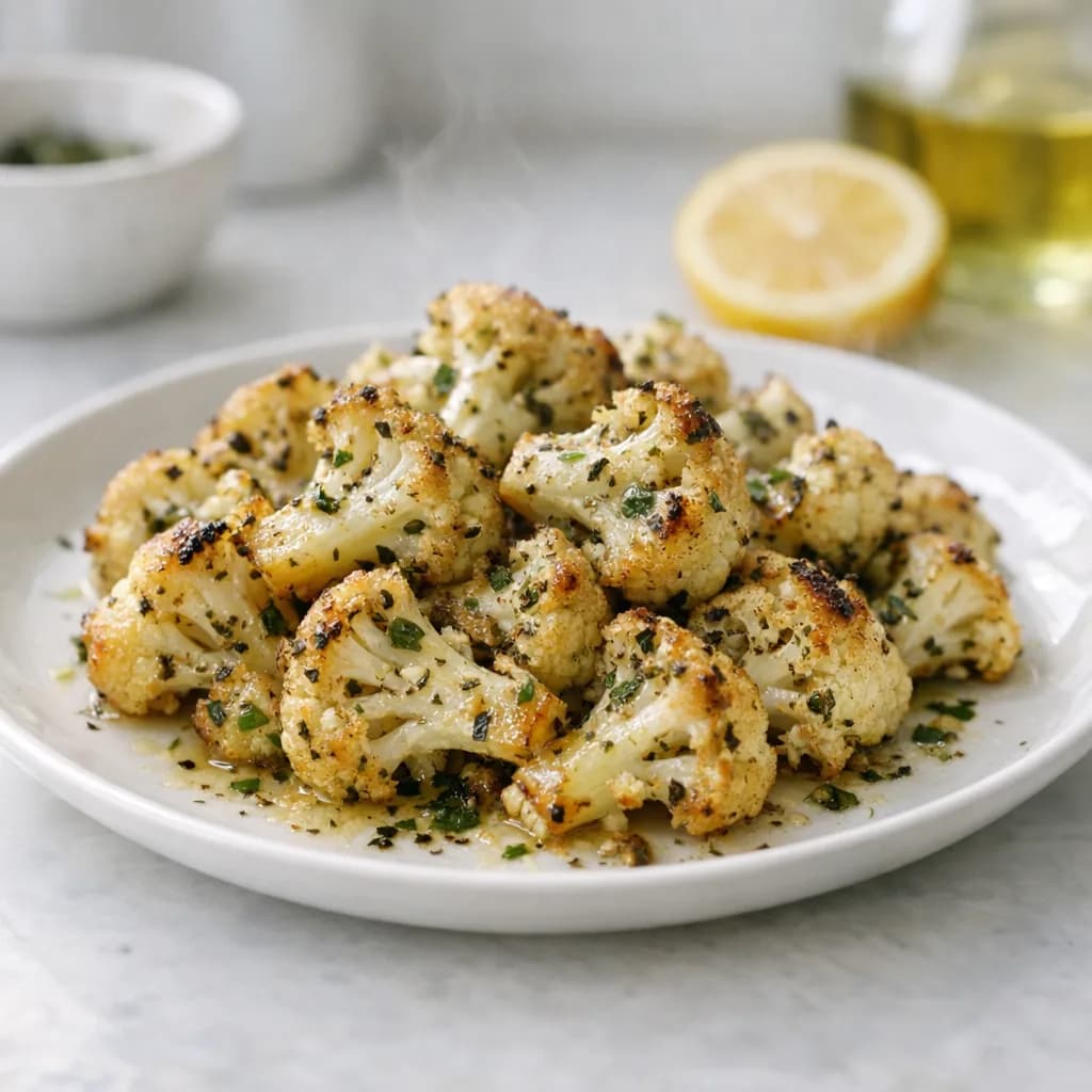 Herb-Infused Baked Cauliflower recipe