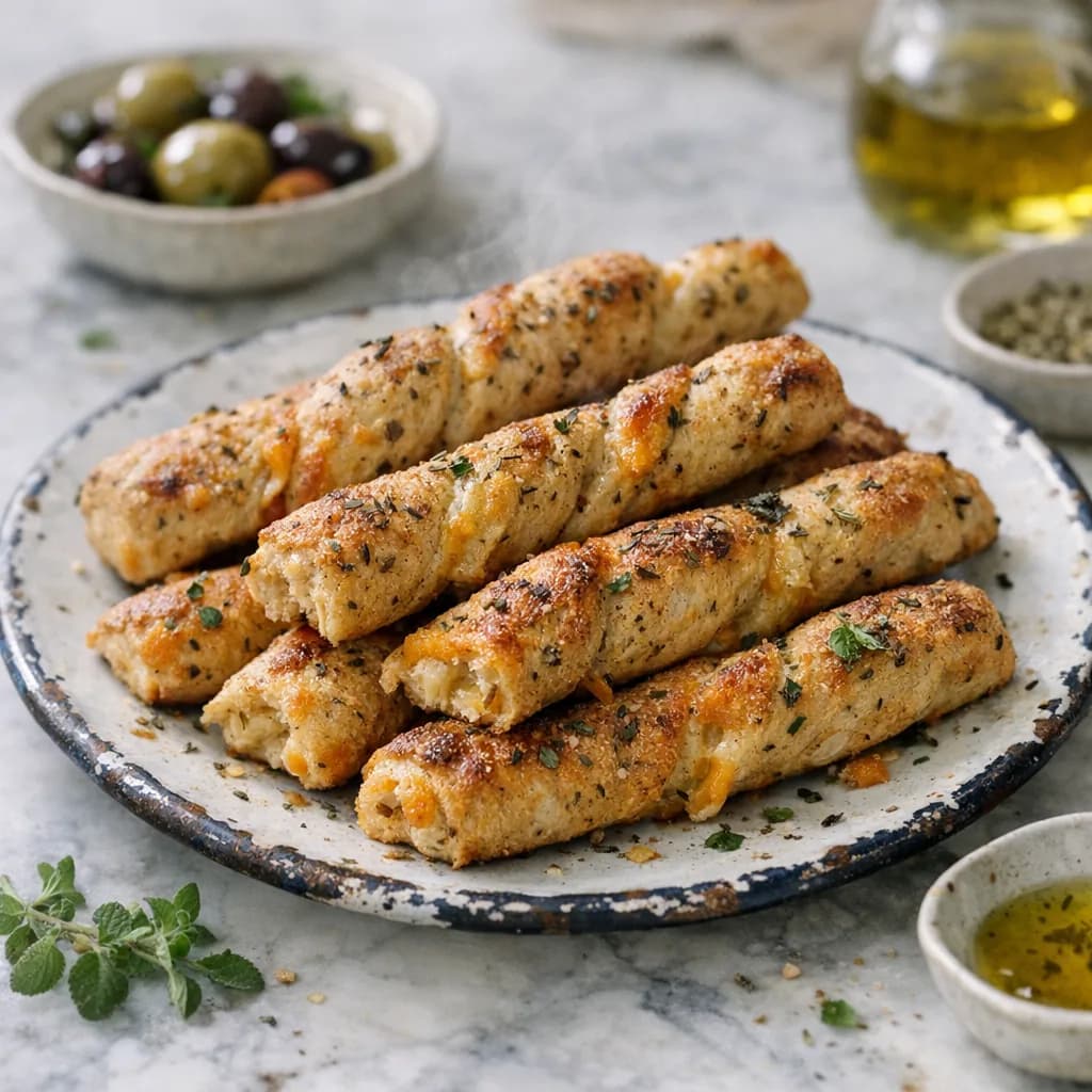 Herbed Cheddar Dinner Sticks recipe