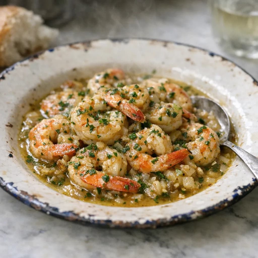 Herbed Shrimp Stew with Garlic and Parsley recipe