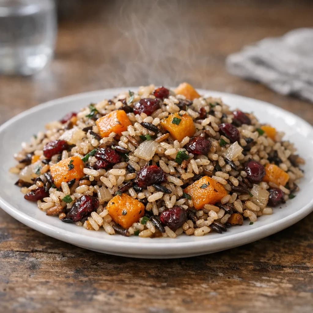 Wild Rice and Cranberry Stew recipe