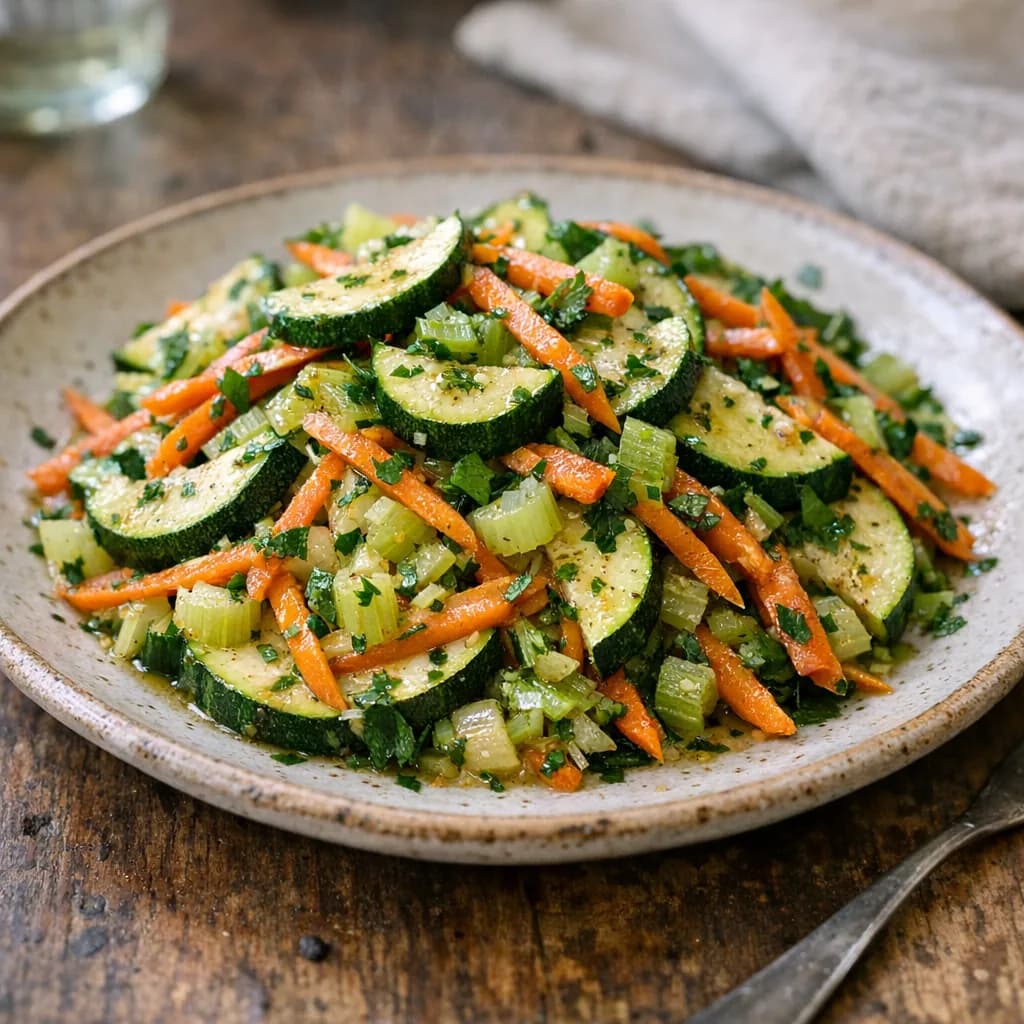 Herbed Zucchini and Carrot Salad recipe