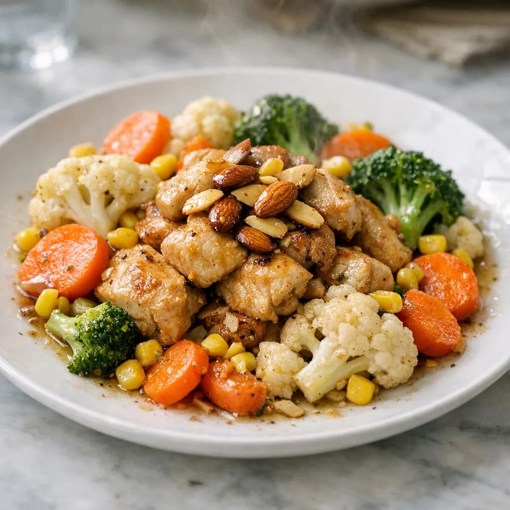 Maple Thyme Glazed Vegetable Medley recipe