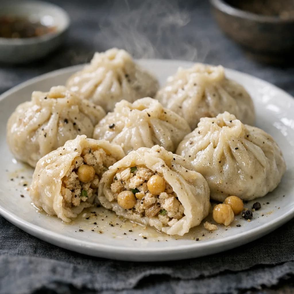 High-Protein Chicken and Egg Dumplings recipe