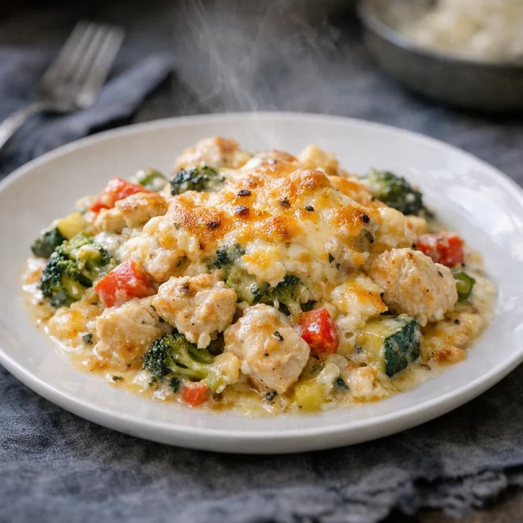 High-Protein Chicken and Vegetable Bake recipe