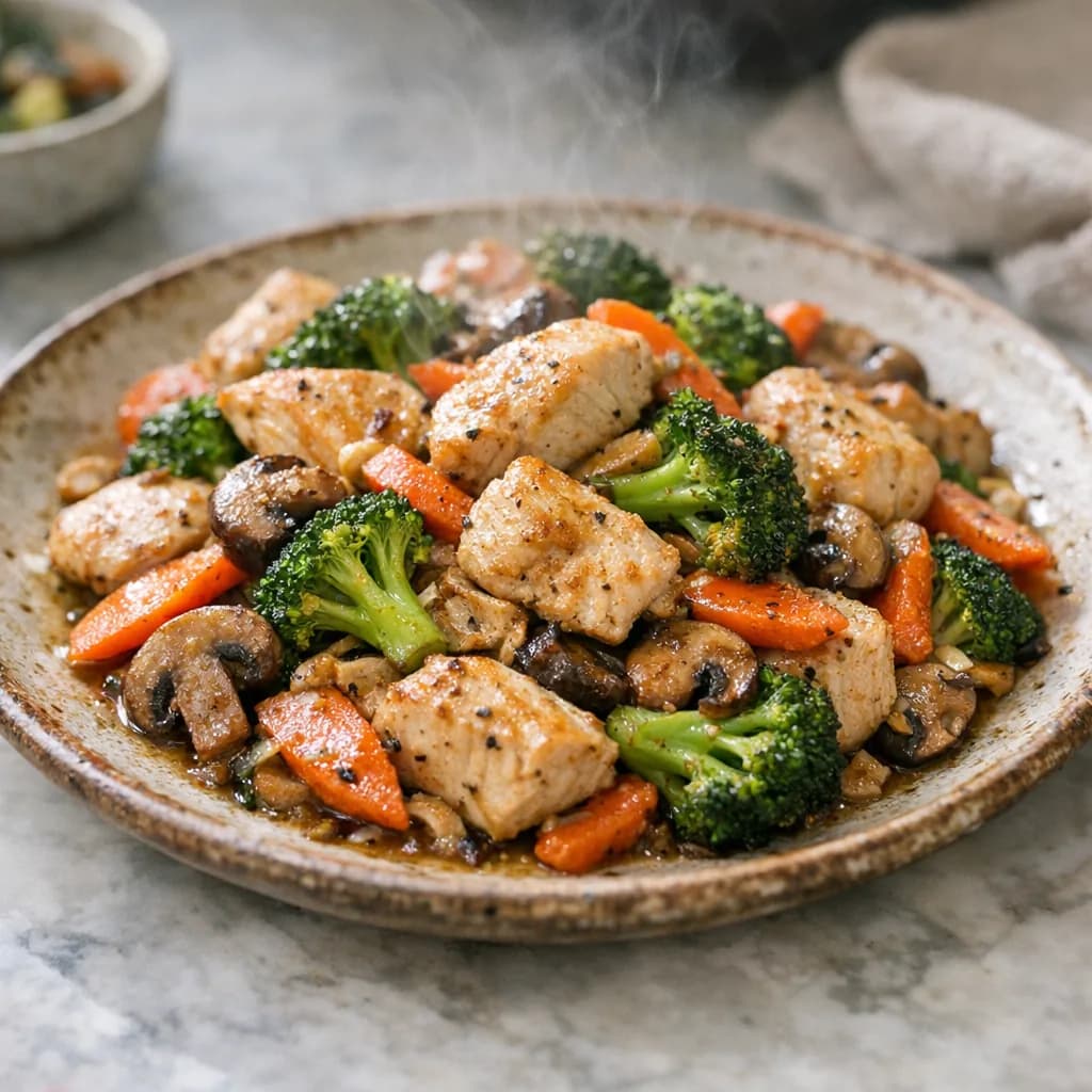 High-Protein Chicken and Vegetable Skillet recipe
