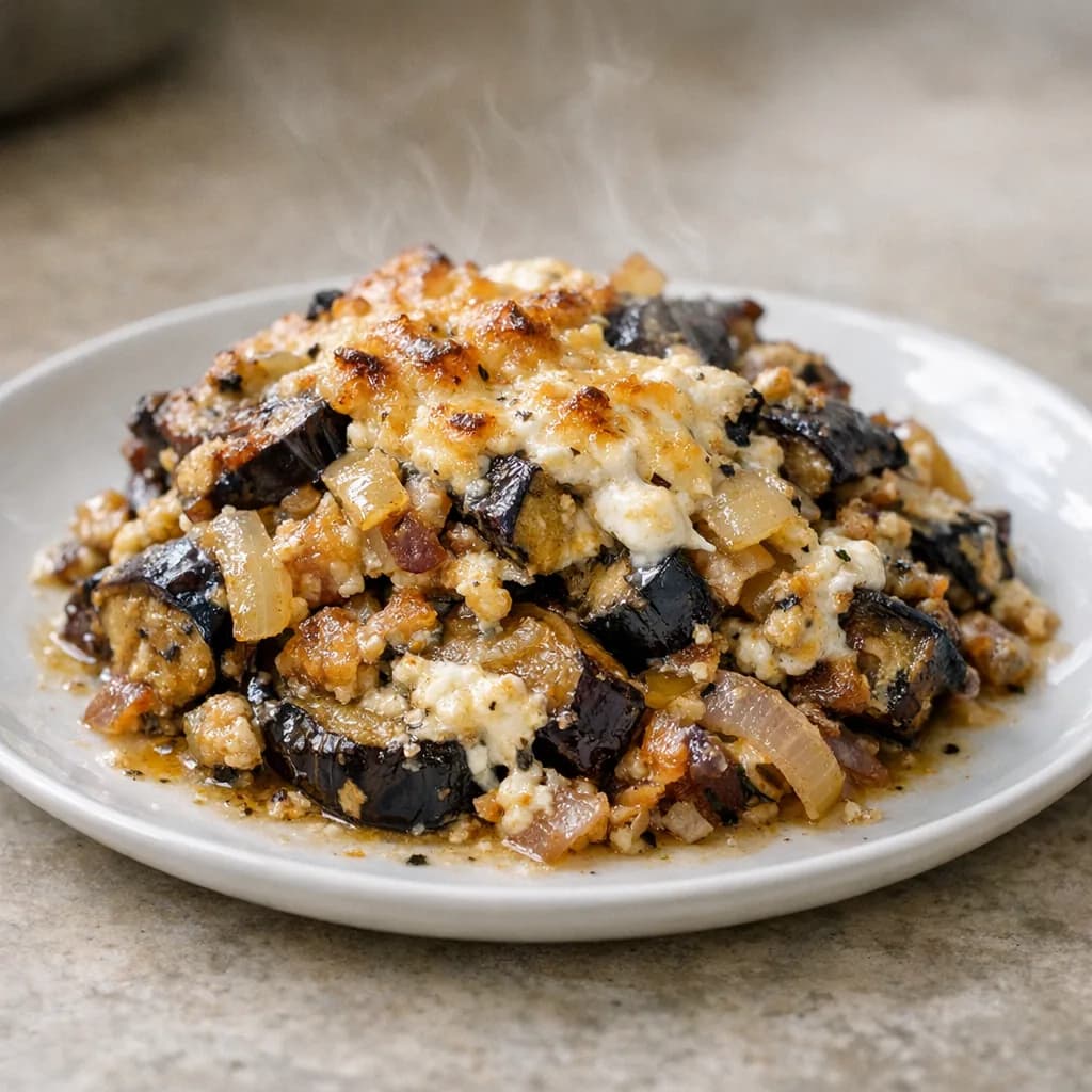 High-Protein Eggplant Bake recipe