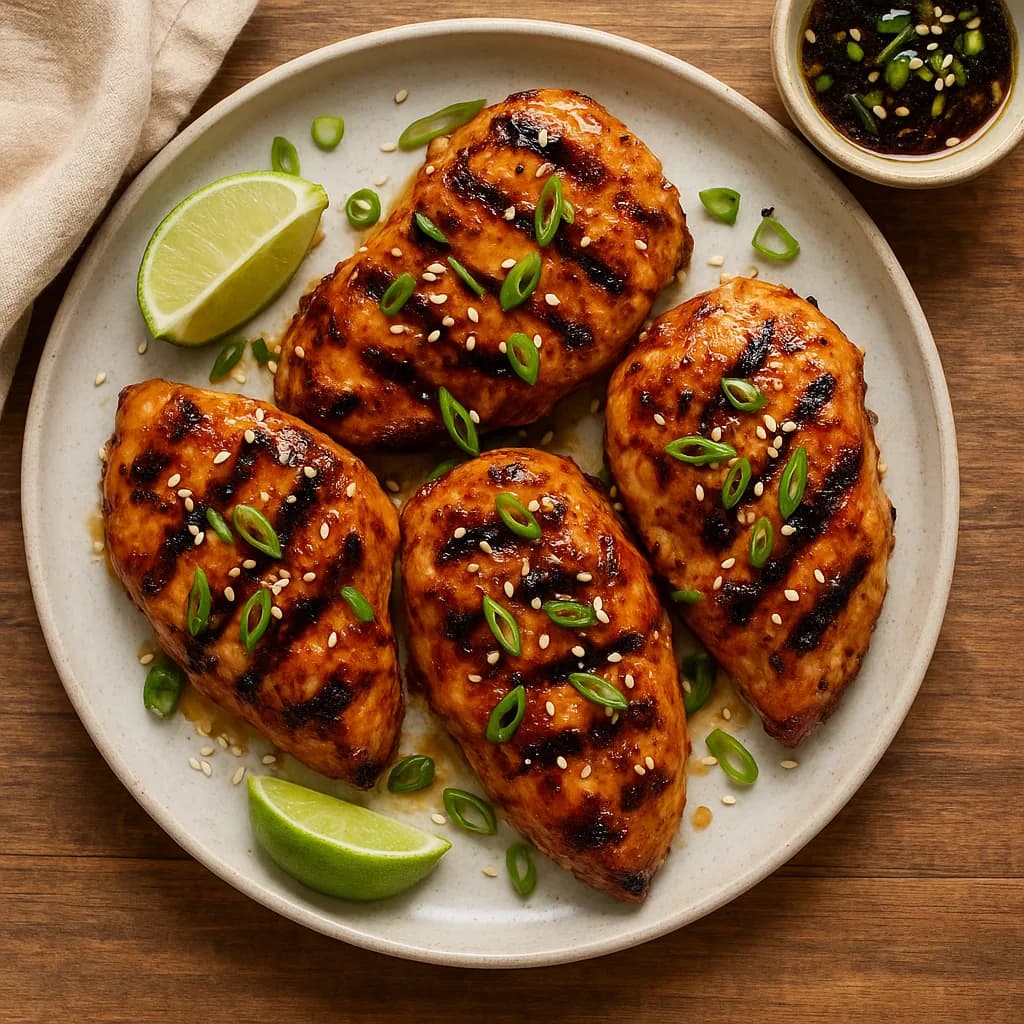 Honey-Lime Grilled Chicken with Asian Twist recipe