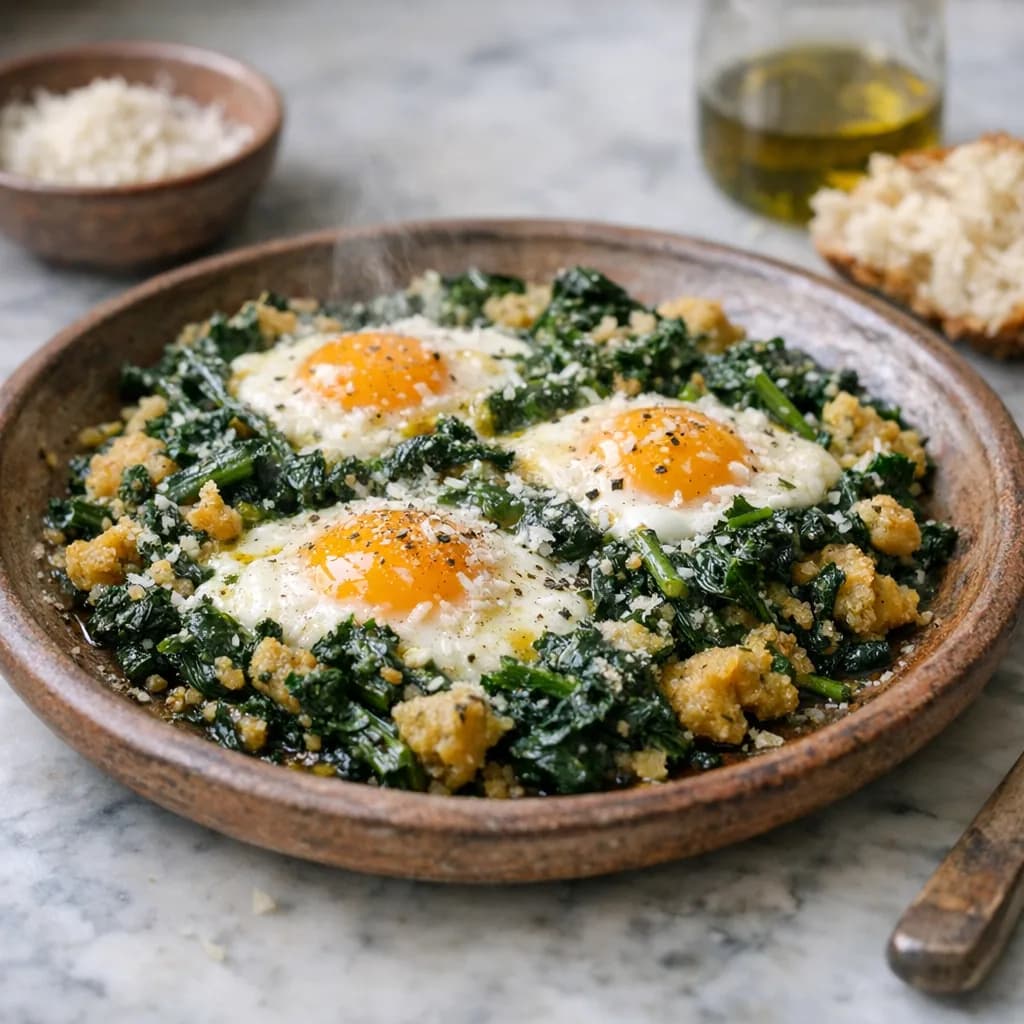 Parmesan and Kale Skillet recipe