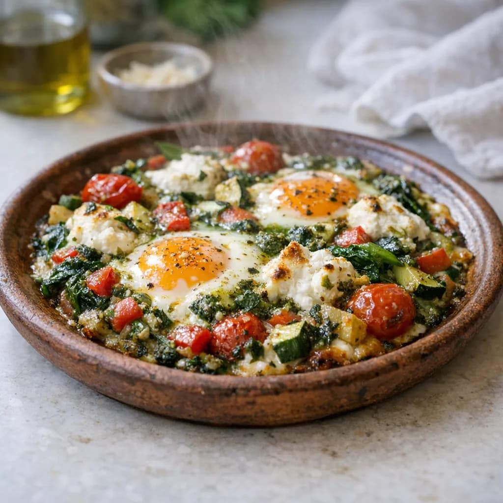 Italian Vegetable and Egg Bake recipe