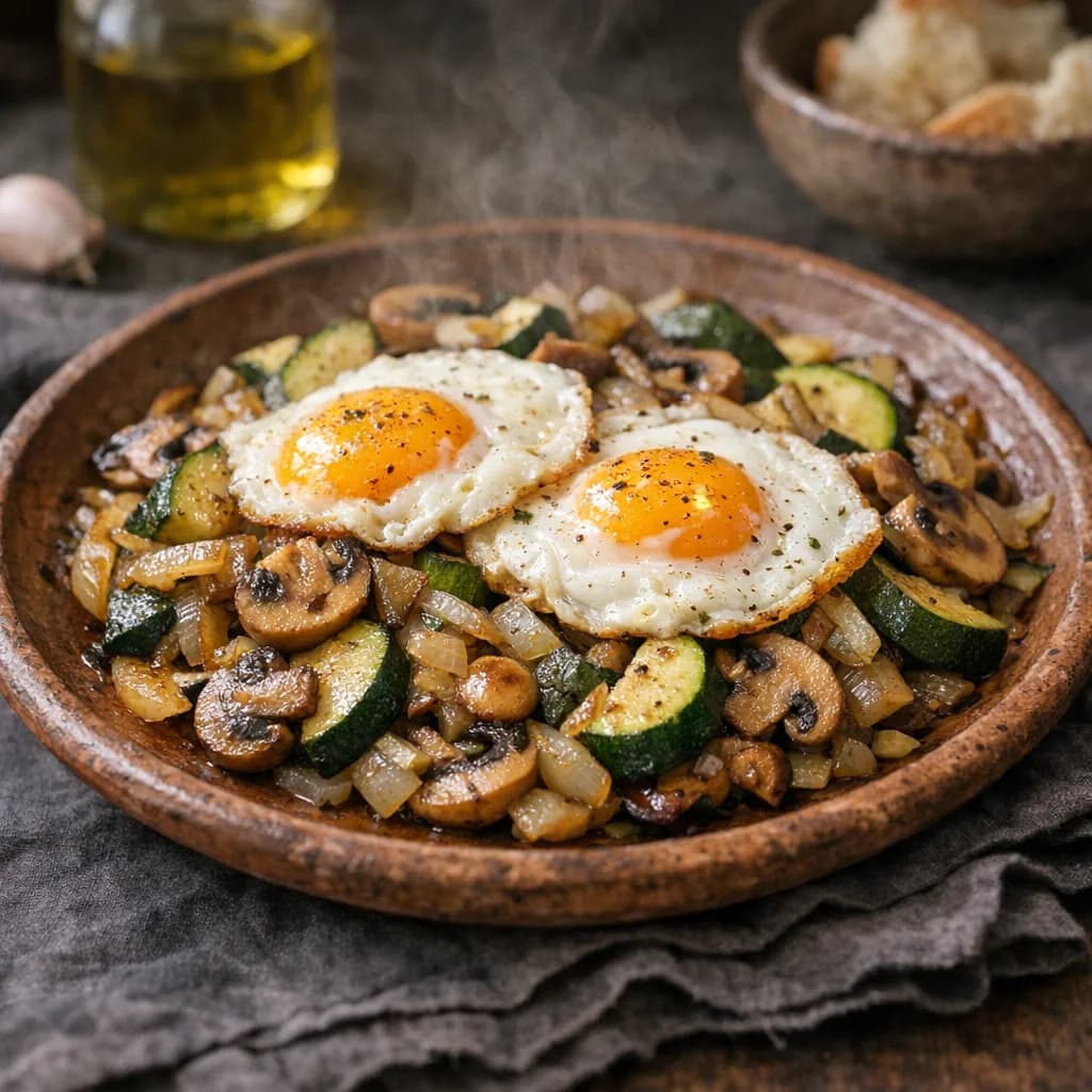 Italian Vegetable Medley with Eggs recipe