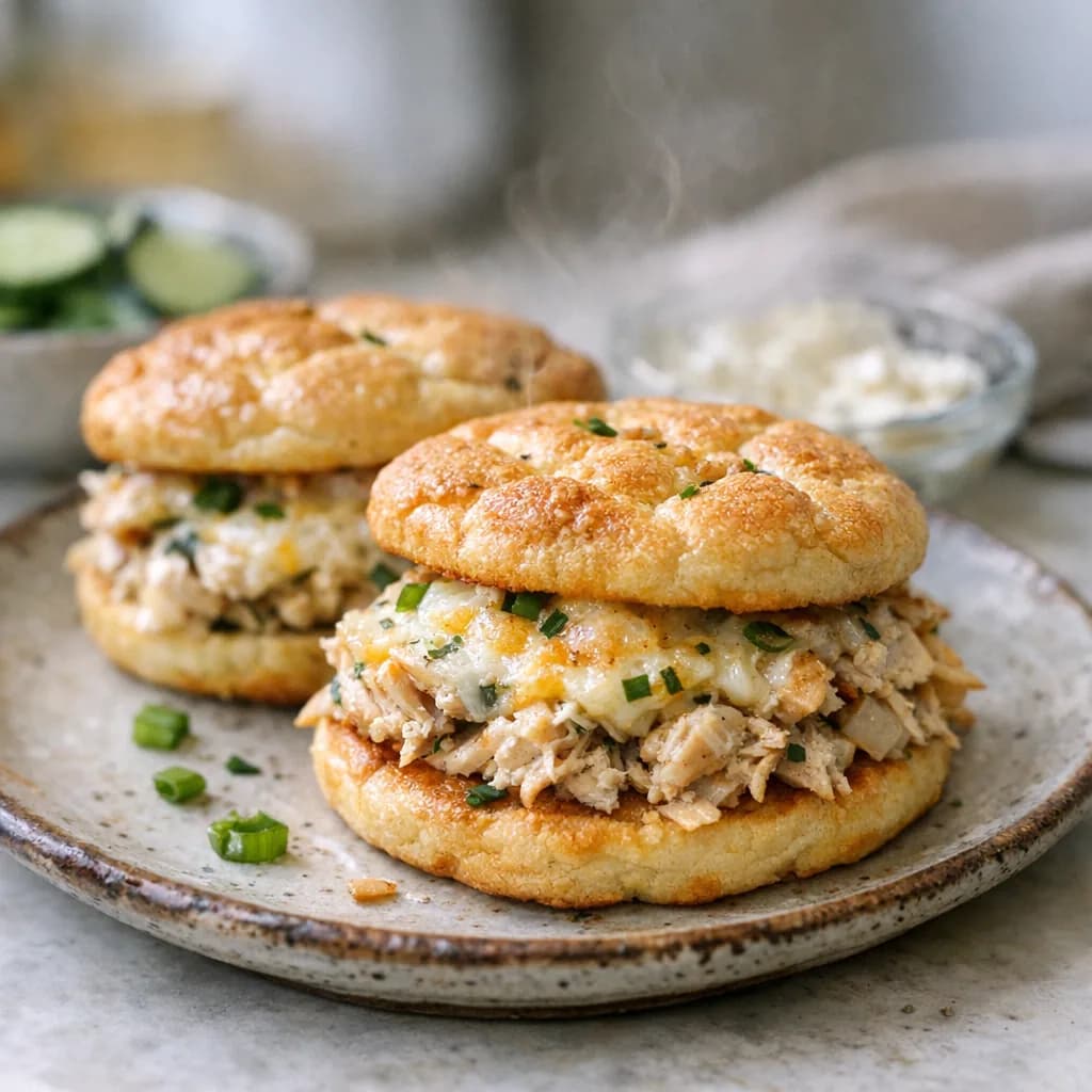 Keto Baked Chicken Sandwiches recipe