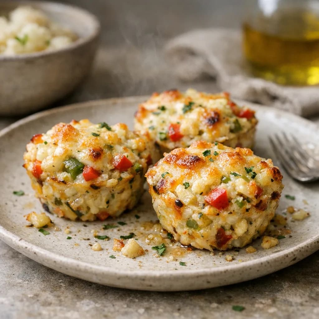 Keto Cheesy Egg and Veggie Cups recipe