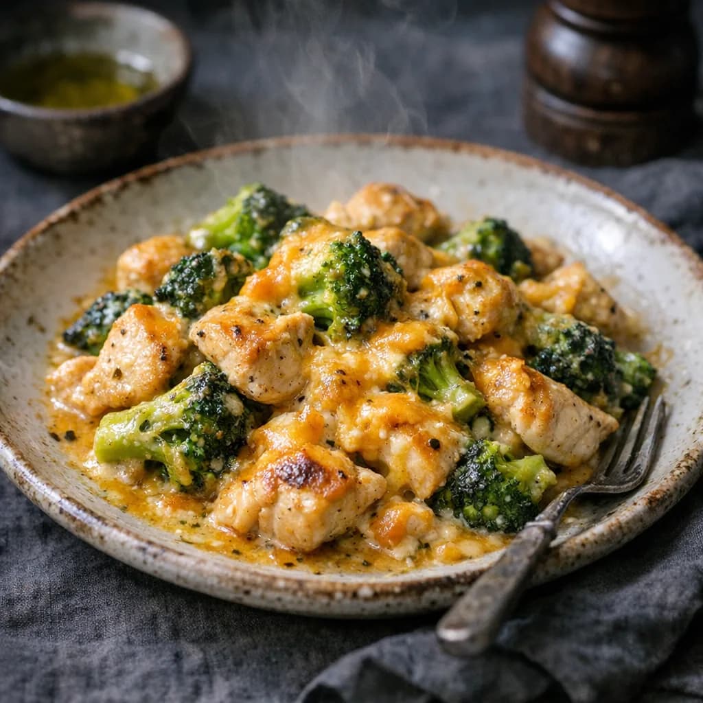 Keto Chicken and Broccoli Skillet recipe