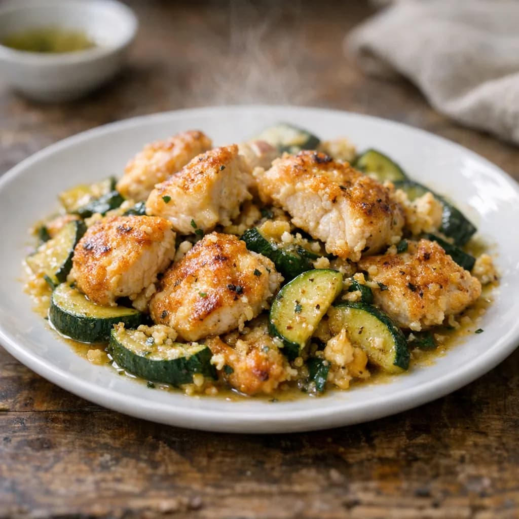 Keto Chicken and Zucchini Skillet recipe
