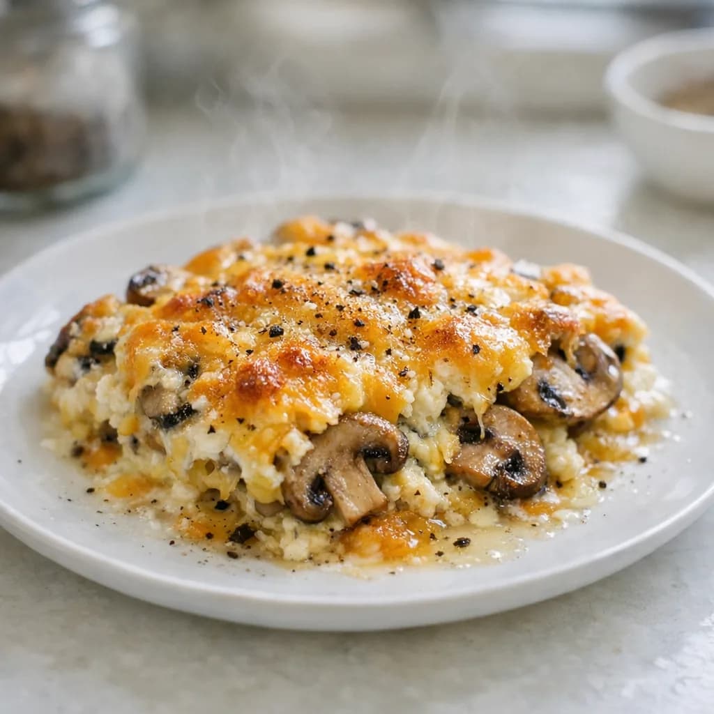 Keto Dinner Egg Cheese Bake recipe